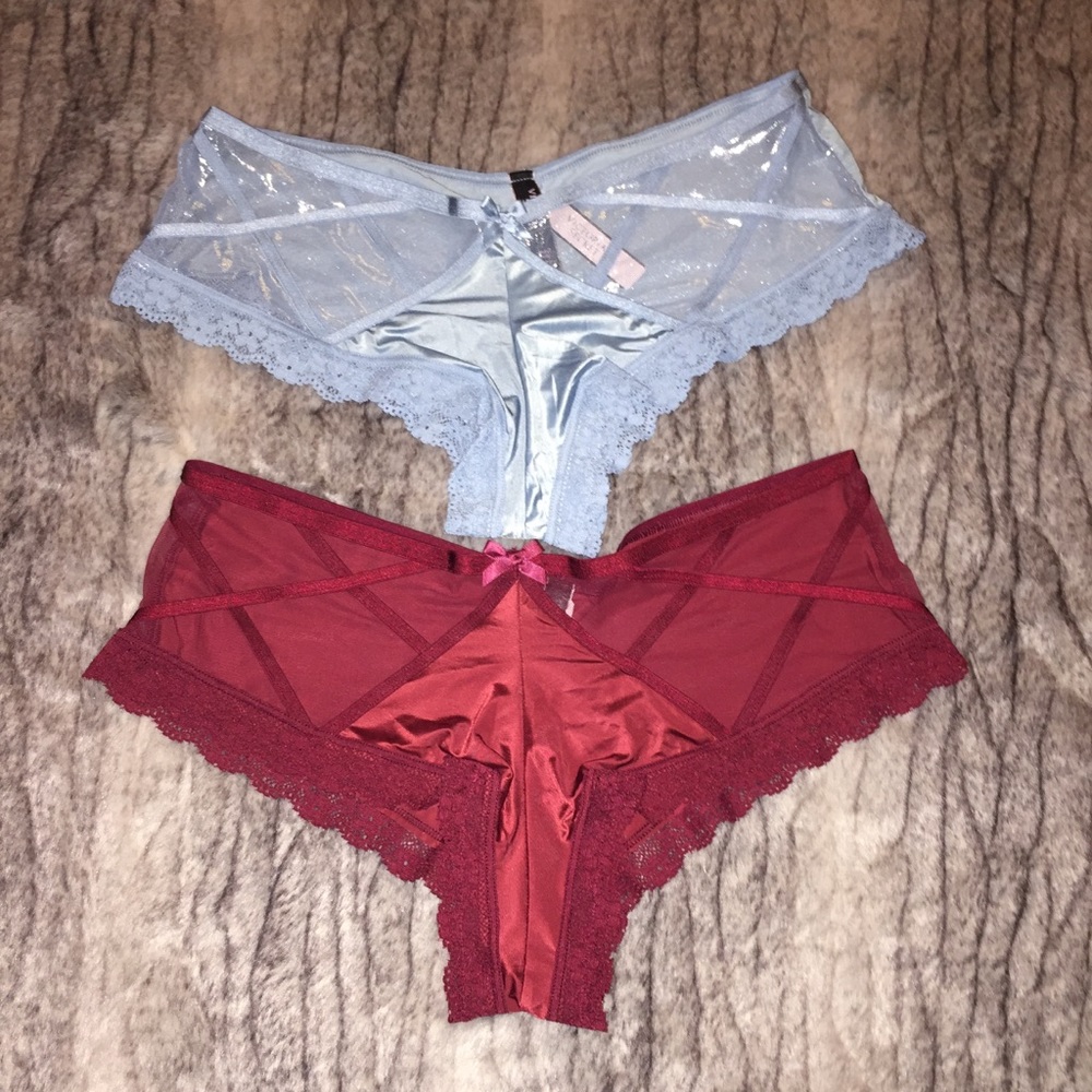 NWT New Victoria’s Secret Cheeky Cheekies Set L